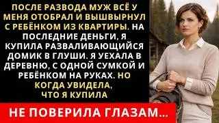 После развода муж всё у меня отобрал и вышвырнул с ребёнком из квартиры. На последние деньги, я