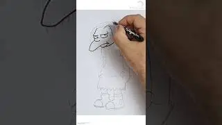 Drawing Dolph Starbeam from The Simpsons #art #drawing #sketch #funny #funnyvideo #edwardart