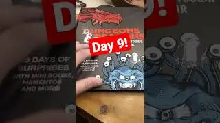 Day 9 Opening the D&D Official Countdown Gift Calendar! #dnd #nerdimmersion #shorts #dnd5e