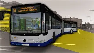 OMSI 2 | St&auml;dtedreieck V3, 64 Ringlinie Nordbahnhof, MB O530 FL G&Uuml; [#40]