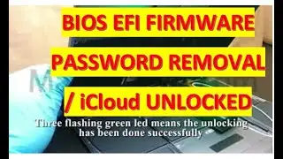 Macbook Air 2013 iCloud EFI firmware locked removal in seconds 1