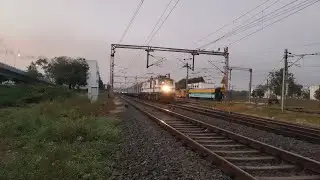 High Power Evening Action in Udhna |Rajdhani Express | Shatabdi Express|Tejas Express