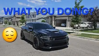 Just A Dodge Charger Widebody Scat Pack Rolling Through...