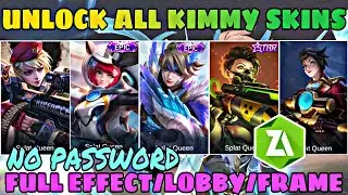 Unlock all kimmy skin script full effect full background and full frame no password New ml script