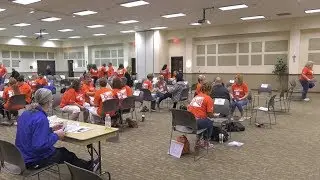 Elementary PrincipalsTake Part in Poverty Simulation