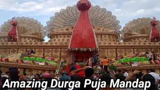 Durga Puja 2025, Bomikhal Durga Puja Mandap Looks Like Mayur Palace, Amazing Mandap in Bhubaneswar