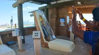 DARE TO SPLASH?! FUN Waterslide Adventure at World's LARGEST Water Park Aquaventure in Dubai