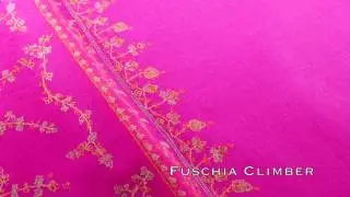 Fuchsia Climber Jalli Pashmina Shawl
