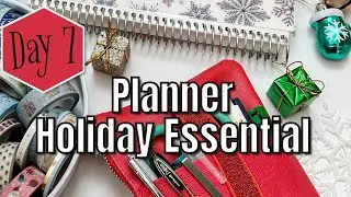 MY PLANNER HOLIDAY ESSENTIALS | WASHI AND PLANNER BAG SETUP