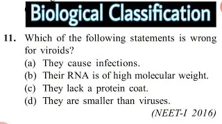 Biological Classification MCQ For NEET 2025 - Chapter Wise Biology (2)