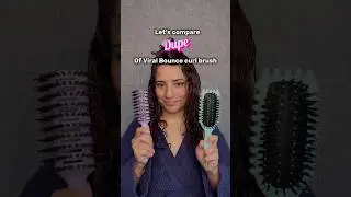 Dupe of viral bounce curl brush #amazonfinds #curlyhairstyle #curlyhair #definedcurls ​⁠