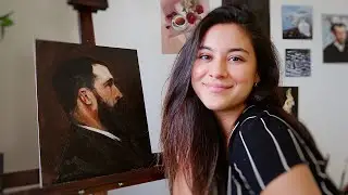 Картина маслом Клода Моне, мастер-копия Джона Сингера Сарджента 🤵🏻&zwj;♂️ Рисуйте со мной | Cozy Art Vlog