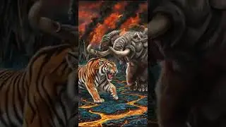 Shocking Hybrid Animal Fusion,Tiger with Elephant