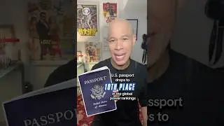 U.S. passport drops to 10th place in global power rankings #shorts