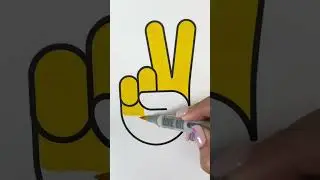 Emoji Hand Coloring Short | Rainbow Splash