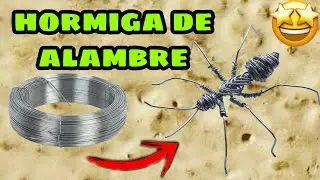 🐜Como Hacer HORMIGA de ALAMBRE Fácil de Hacer🤗
