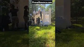 White Bounce House Rental Orlando #prevailbounce #orlandopartyrental