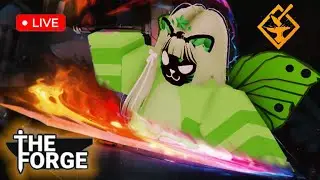 The Forge LIVE!  OP armour time! #livestream #roblox #shorts