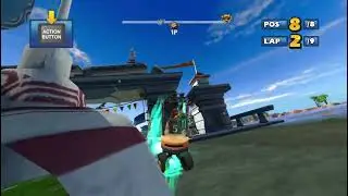 Sonic & SEGA All Stars Racing Rio Gets Stuck