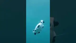 To be a professional underwater live streamer with Qysea underwater drone #technology #rov #shorts