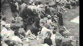 Billy Casper beats Arnold Palmer in U.S. Open Golf  Tournament 1966 newsreel archival footage