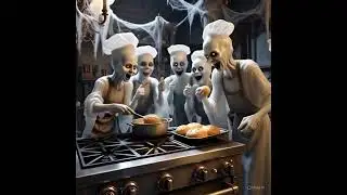 Ghost cooking and eating food ..#ghostbusters #ghost #ai #funny #funnyshorts #entertainment #bhoot