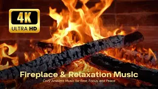 🔥Cozy Crackling Fireplace 24/7 Burning Logs and Fire Sounds for Relaxing Christmas Ambience 4K #14GF