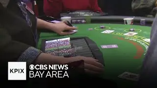 Bay Area cardroom workers picket California AG's Office over proposed ban on blackjack-style games