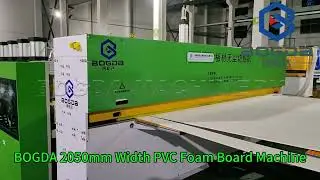 BOGDA 1220mm 1560mm 1830mm 2050mm Foamed PVC Advertising Board Making Machine Line