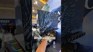 🔥​⁠@MSIGamingOfficial  Titan 18HX Dragon Edition Norse Myth nvidia RTX5090 🤤 #ces2025 ​⁠@MSI