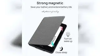Rezension: H&uuml;lle f&uuml;r 6 Zoll Kindle (Released in 2022 and 2024), TPU Cover mit Stoffstruktur und H...
