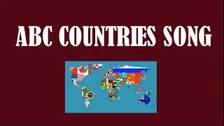 ABC Countries Song - Harmony Road Music Time🎶✨ - Kids Learning Song