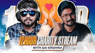 12 Hours Support Stream For @Sai Krishna | BGMI Telugu Live | #unqgamer #unqgaming#saharayt