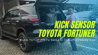 Tutorial Cara Pakai Kick Sensor Toyota Fortuner - Canggih Bisa Buka Bagasi Cukup Pakai Kaki #Toyota