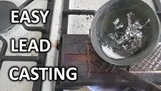 Lead casting for making a lead dioxide perchlorate cell anode electrode | ذوب کردن سرب