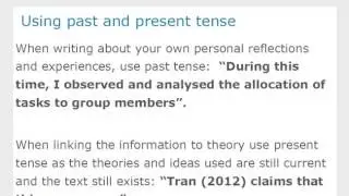 Reflective writing