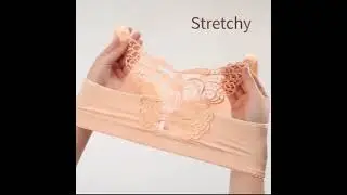 Pack Of 2 Butterfly Embroidery Front Closure Wireless Bra