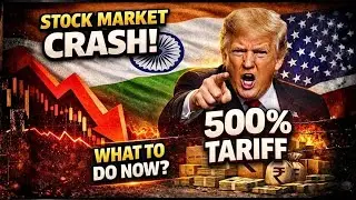 500% TARIFF ON INDIA 🔴 STOCK MARKET CRASH 🚨