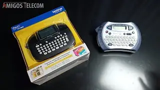 Rotulador Brother PT-M95 (comparando com o PT-70) Etiquetadora Telecom com Fonte