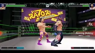WWE mayhem completing main eventor Razor Ramon