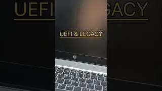 UEFI и LEGACY Ноутбук HP #hp #ноутбук #windows