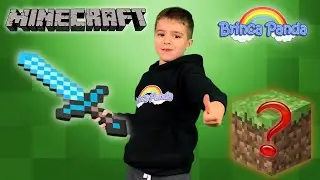 Brinquedos Minecraft na vida real 🌈Brincapanda