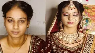 Royal Bridal Makeup Step by Step For Beginners |  Bridal Makeup Tutorial | Long Lasting Makeup 