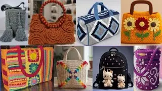 Boho Chic Crochet Pattern & designs for handle backpack bags | Big Budget Diy bag designs 2025_2026