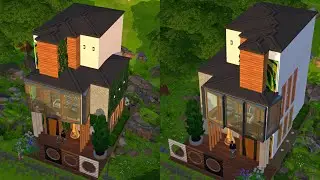 MODERN ECO RETREAT HOUSE | WINDOWS OF SOUL PACK | THE SIMS MOBILE | HOUSE TOUR | HOUSE BUILD #25