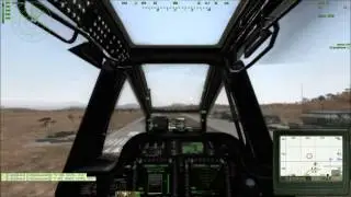 [3.JgKp] AH-64D Apache Longbow landing on Isla Duala Airport
