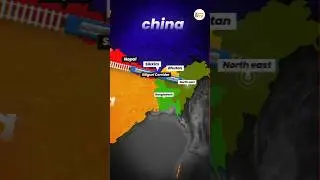 Can Nepal and Bhutan help India's Northeast? #northeast #siliguri #bangladesh #kolkata #shorts