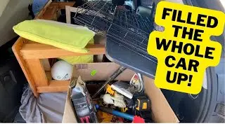 DUMPSTER DIVING Found A LOT for my Next YARD SALE!