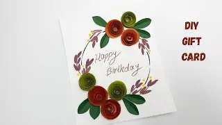 How to Make a Handmade Birthday Card | Easy Paper DIY☺️