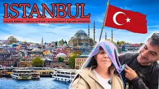 Daily Vlog in Istanbul - Galata Bridge - Grand Bazaar - Sultanahmet Square Mosques